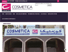 Tablet Screenshot of cosmeticatrading.com